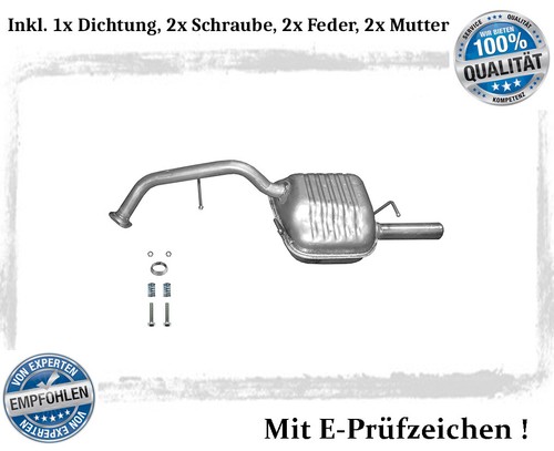 Endschalldämpfer für mazda - endschalldämpfer,