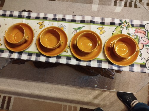 Suppentassen mit unterteller - suppentassen,