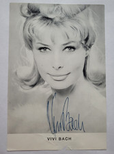 Vivi Bach († 2013) dänische Sängerin, Schauspielerin, Fernsehmoderatorin