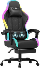 Jummico gaming stuhl mit led - stuhl,