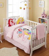 Baby Bettwäsche Set Prinzessinen Kopfkissen Bettdecke auch für 100/135cm