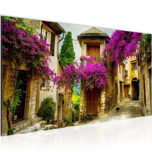 Wandbild blumen toskana bild - blumen,