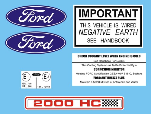Ford 2000 unter motorhaube - rs,