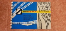 Arnold Rapido N=9mm / M=1:160  Gleisanlagen -1968,Katalog - Prospekt + Schablone