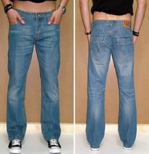 Herren Jeans Hose Loose Slim