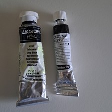 Acrylfarben,2x Schwarz,Schmincke,Lucas