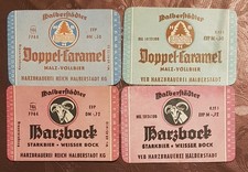 $*# alte DDR Bieretiketten Halberstadt #*$