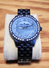 (9489) Damenarmbanduhr "Ivens  & Söne" Metallarmband mit Swarovskisteine