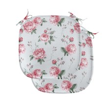 Rose Stuhlkissen Rosa