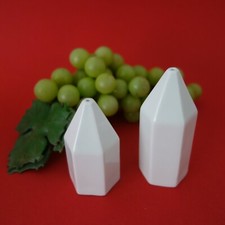 Rosenthal Polygon weiß - Salzstreuer und Pfefferstreuer - Hotel Porzellan