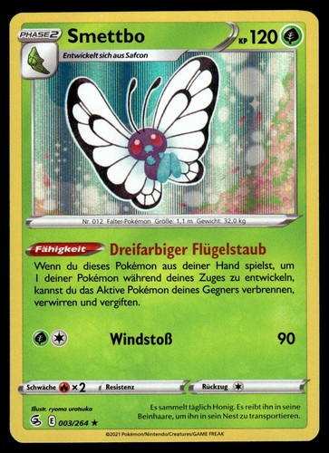 Smettbo 003 264 holo rare - smettbo,