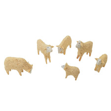 Schafe / Schafherde geschnitzt