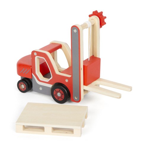 Gabelstapler mit palette - gabelstapler,