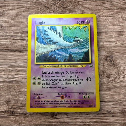 Pokemonkarte lugia neo - pokemonkarte,