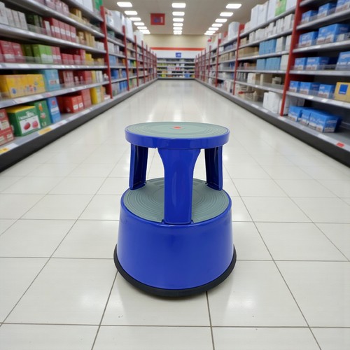 Blau tritt tritthocker - blau,