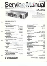 Technics Original Service Manual für  SA 350