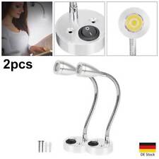 2x 12V LED Wohnwagen Leselampe Wohnmobil Leuchte Beleuchtung Leselicht Wandlampe
