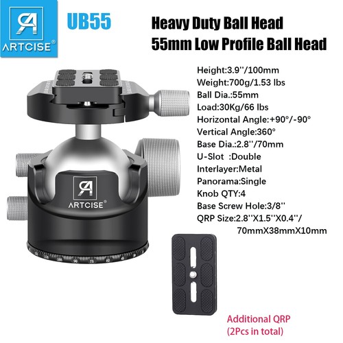 55mm ball head - head, stativkopf