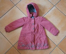 Mädchen Vertbaudet Wintermantel Größe 98 altrosa gefüttert Babycord festlich