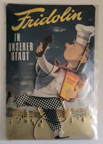 Blechschild maggi würze - blechschild-,