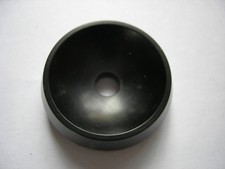 Original Single Mittel Puck  schwarz mit Kante   für Plattenspieler