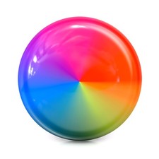 Bowling Ball OTB Rainbow Waves