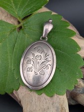 Medaillon Anhänger Silber 800