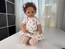 Künstlerpuppe Puppe Mädchen Monika Peter Leicht Vinyl Puppe 60 cm. Top Zustand