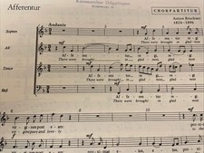 38 x Chornoten gebraucht - Anton Bruckner - "Afferentur