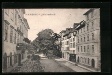 AK Marburg /Lahn, Ketzerbach, Straßenpartie mit Gasthaus Karl Köster 1914 
