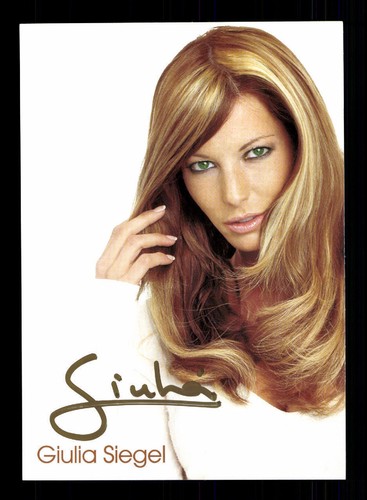 Giulia siegel autogrammkarte - giulia,