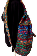 NEU! Boho-Rucksack/Schultertasche Gobelin Reißverschluss H/B/T: 47x36x 22 cm