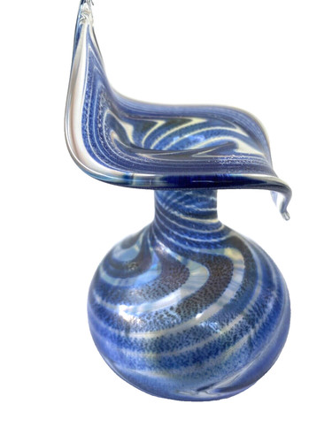 Murano vase 13cm geschwungene - murano,