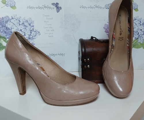 High heels tamaris beige pumps - tamaris,