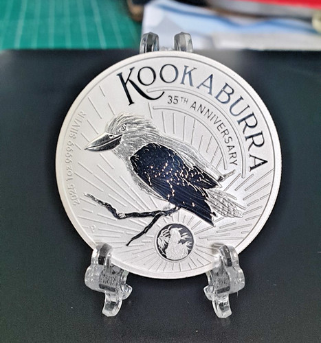 Silberanlagemünze kookaburra - silberanlagemünze,