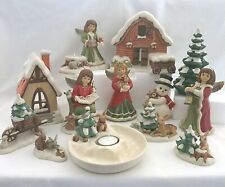 NEU 2022 Goebel Engel Schneemann Lichterhaus Scheune  Häschen Winterwald