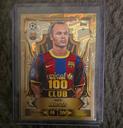 Topps match attax 20th - match, andrés