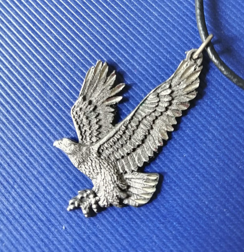 Adler anhänger lederband - lederband,