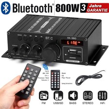 Bluetooth Receiver Stereo Verstärker Audio Empfänger Amplifier USB Music Player