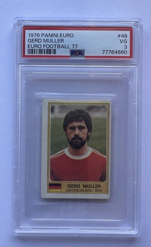 1976 panini euro gerd müller - 1976,