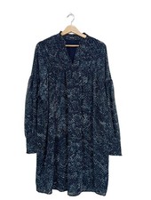 MARC AUREL Langarmkleid Damen Kleid Gr. DE 42 blau Casual-Look