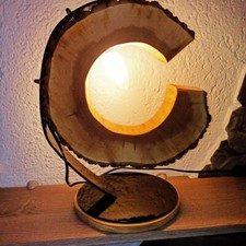 Baumscheiben-Lampe,WEIDE,DEKO-Holzlampe,Beistell-Leuchte,Holz-Ambientelampe,TOP