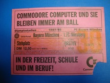 87/88 Ticket FC Bayern