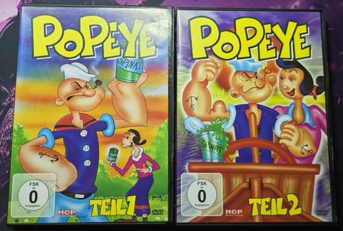 Popeye teil dvd - 1+2,