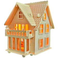 Villa Typ 1 3D Holzbausatz