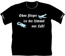 Fliegershirt Flugsport Flugzeug Flieger T Shirt Thermik Verein Flugschau WM EM 7