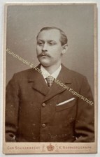 orig. CDV Foto Fotografie Mann