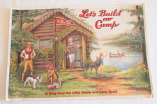 Vtg Camp PineTop Paper Cut Out