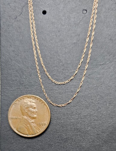 Massive karat rotgold seil - 10,