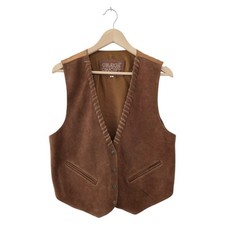 Vintage 90er Wildleder-Weste